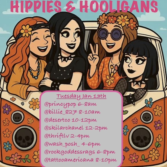 Other - Hippies And Hooligans Train Show Listing!